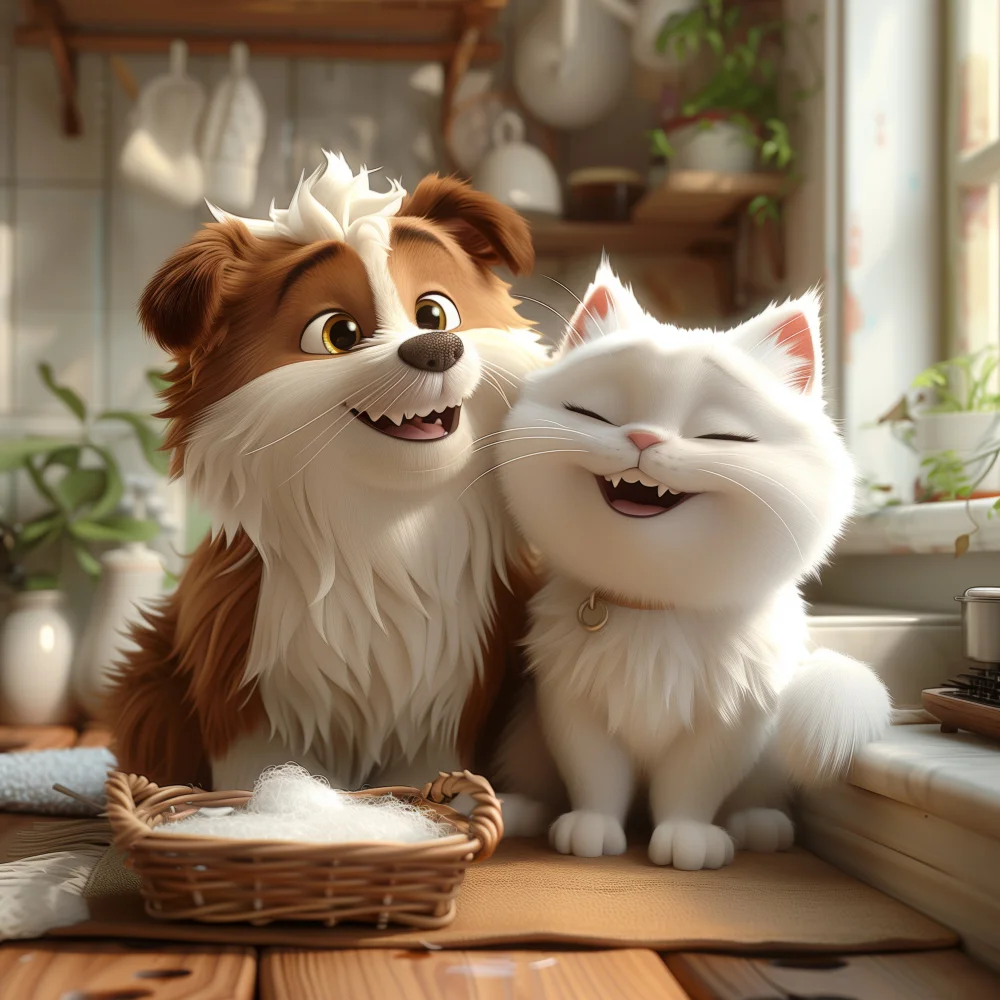 cat and dog one min pets